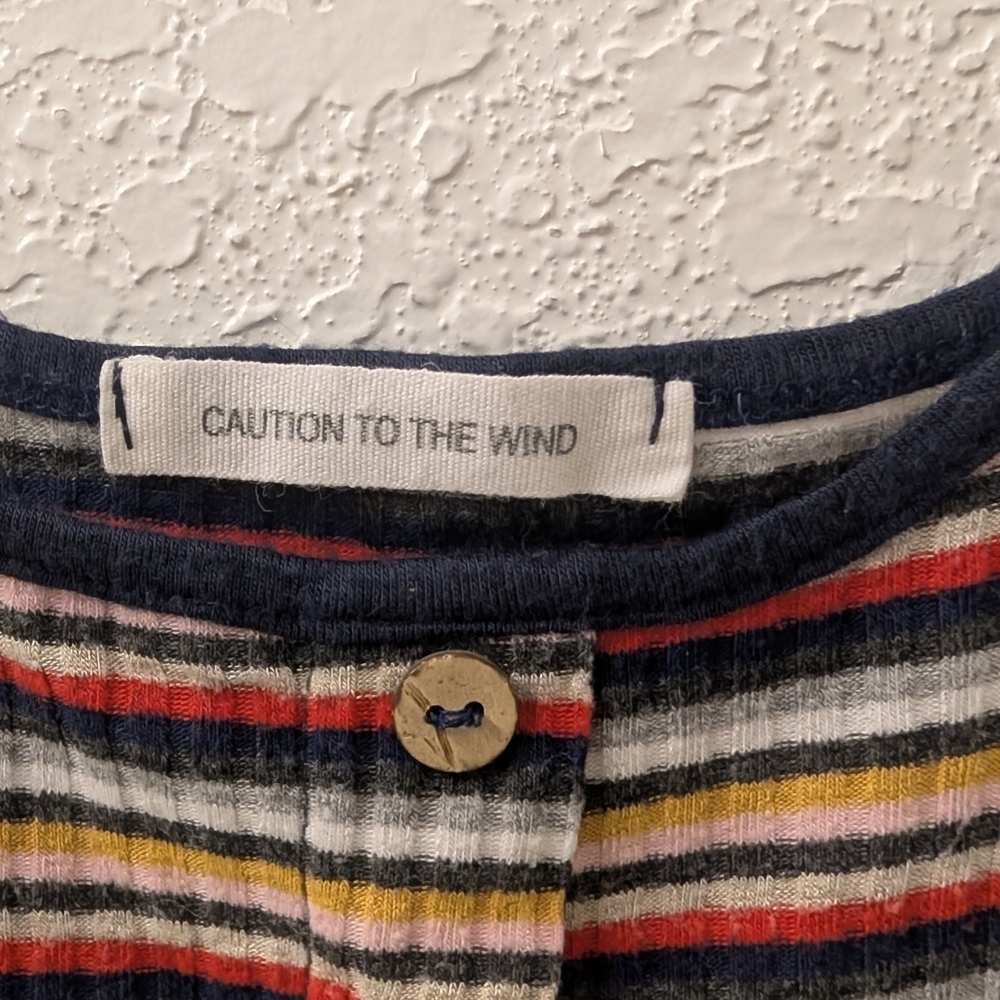 Caution To The Wind Multicolor Striped Tank Top - Picture 3 of 3
